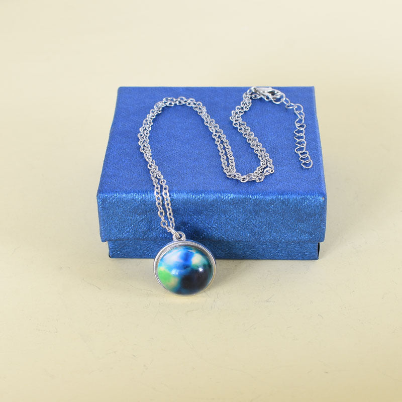 Cosmic Dream Starry Sky Time Gem Necklace