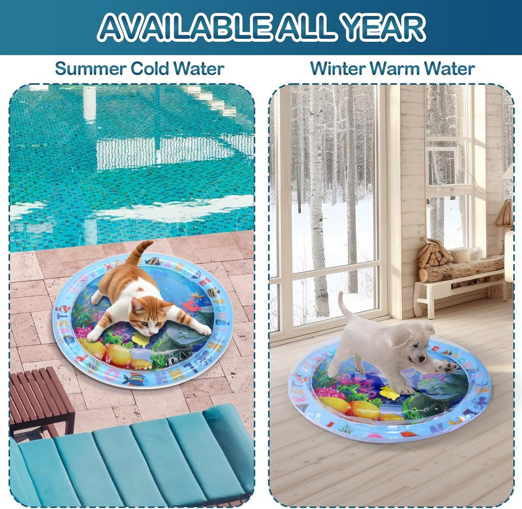 Water Sensory Playmat For Cat Dog