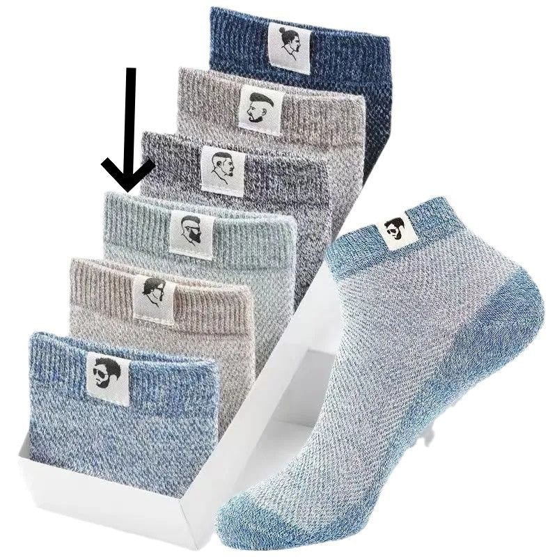 Men's Breathable Anti-bacterial Deodorant Socks