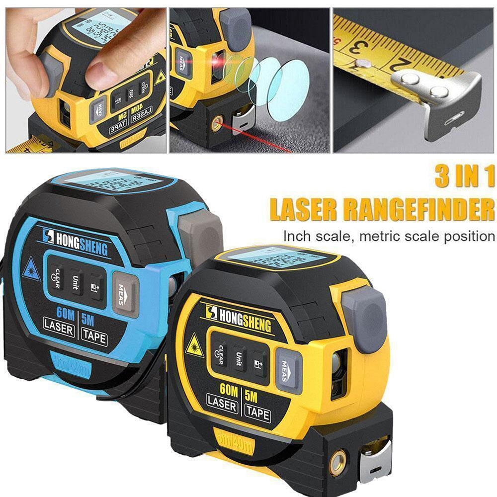 Measuring Sight 3-In-1 Infrared Laser Tape Measuring
