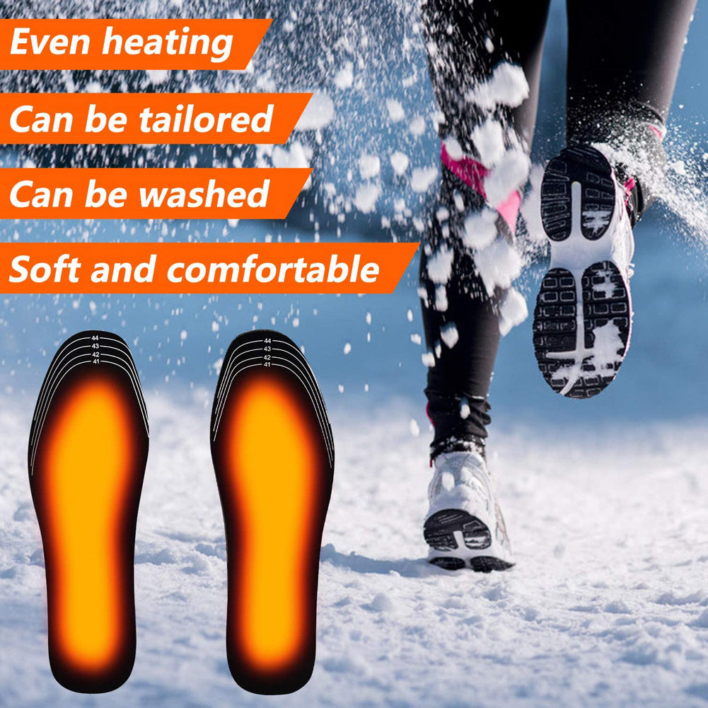 USB Heated Shoes Winter Warm Heating Insoles