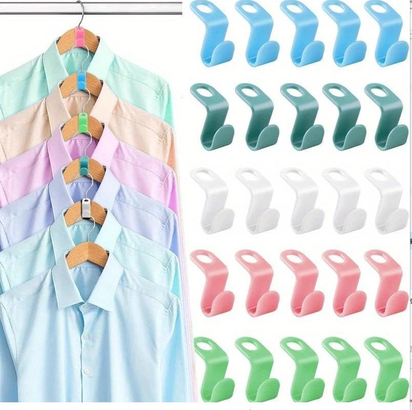 Home Dormitory Stackable Plastic Clothes Rack Connection Buckle