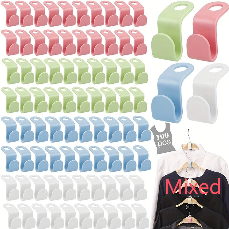 Home Dormitory Stackable Plastic Clothes Rack Connection Buckle