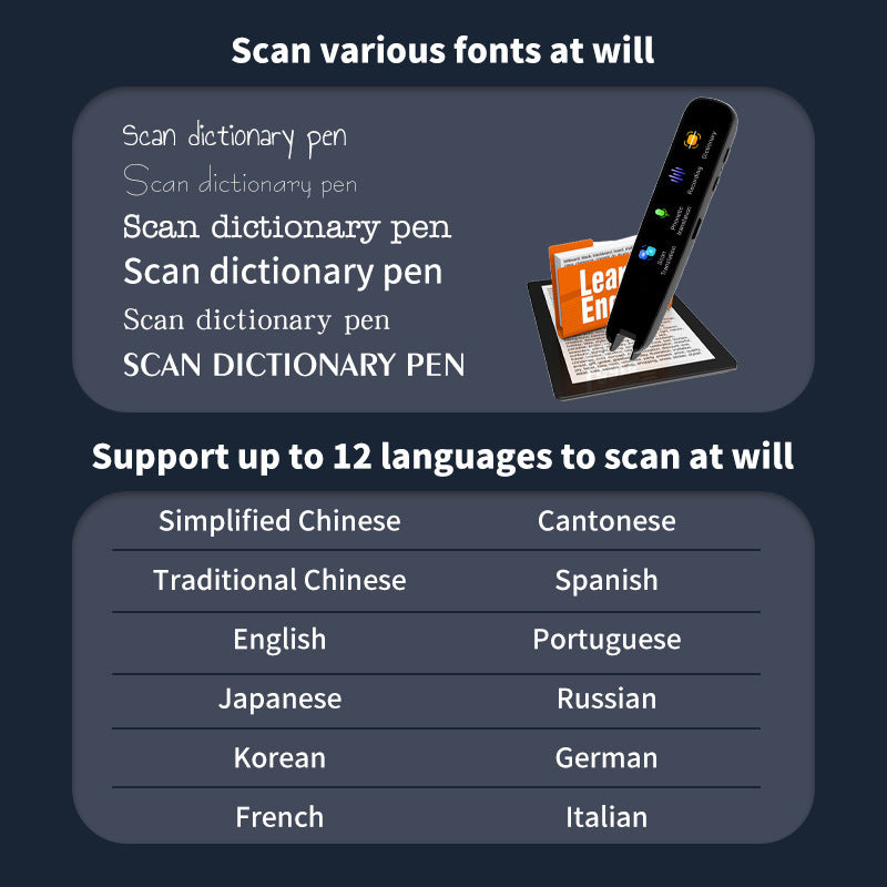 Upgraded Travel Translator Scanner Pen