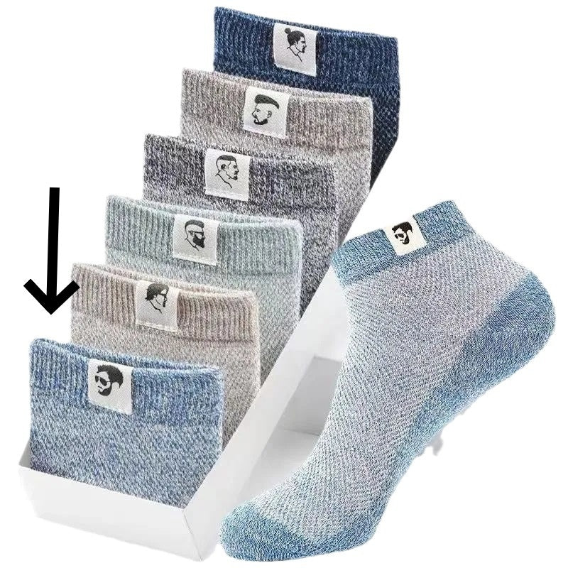 Men's Breathable Anti-bacterial Deodorant Socks