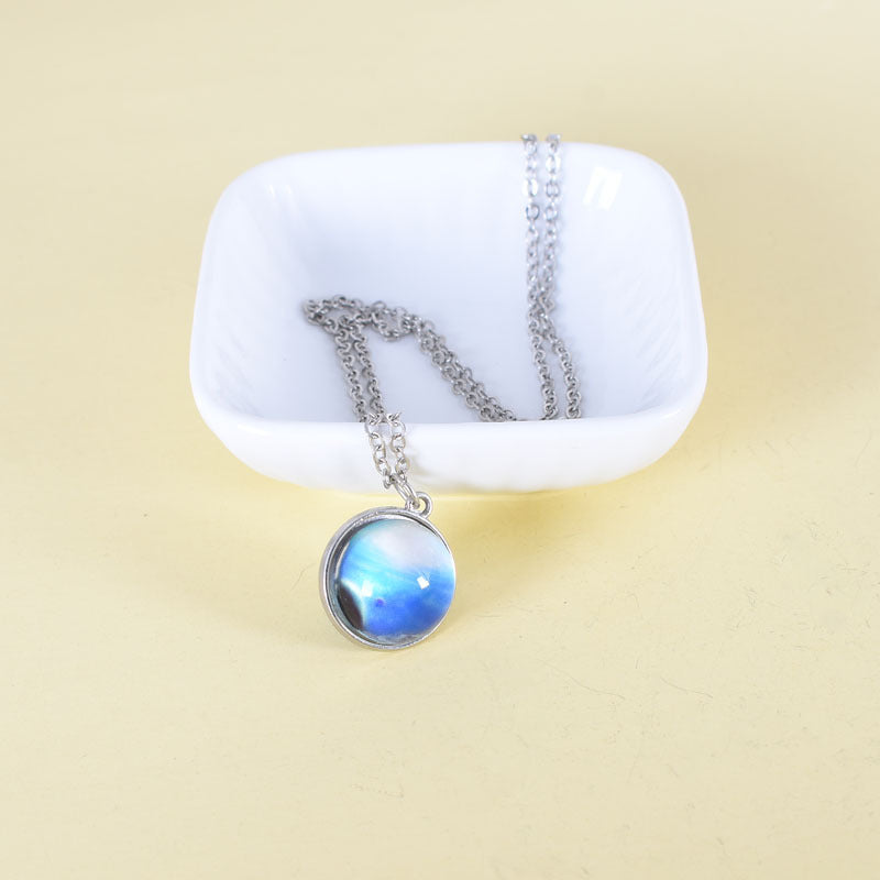 Cosmic Dream Starry Sky Time Gem Necklace