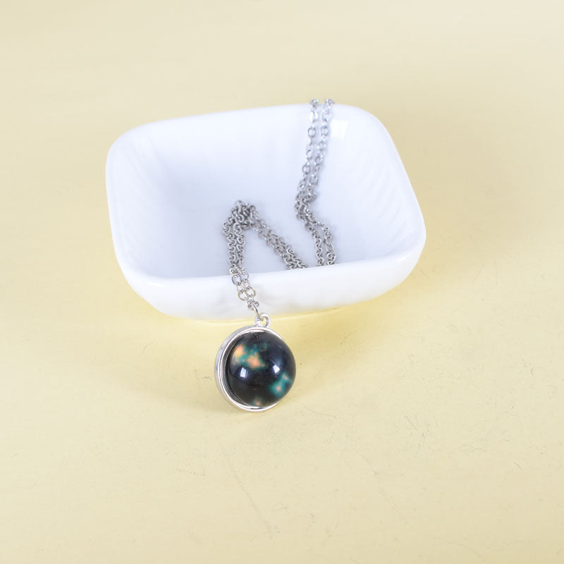 Cosmic Dream Starry Sky Time Gem Necklace