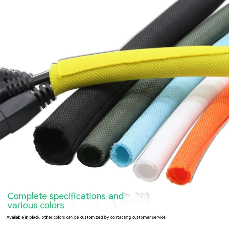 Environmentally Friendly Flame-retardant And Wear-resistant Self Winding Textile Sleeve