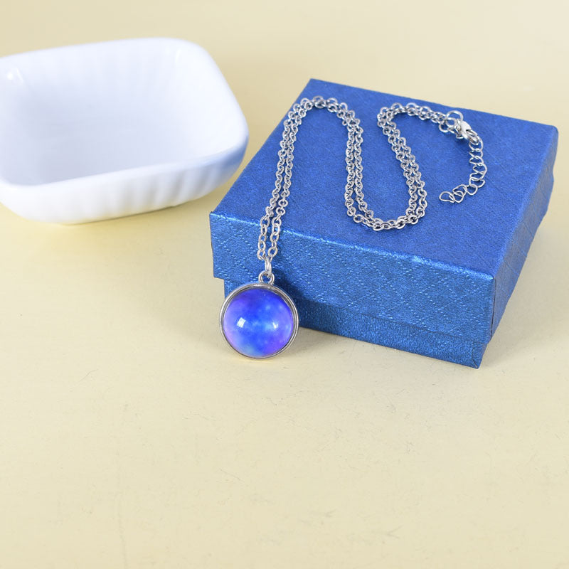 Cosmic Dream Starry Sky Time Gem Necklace