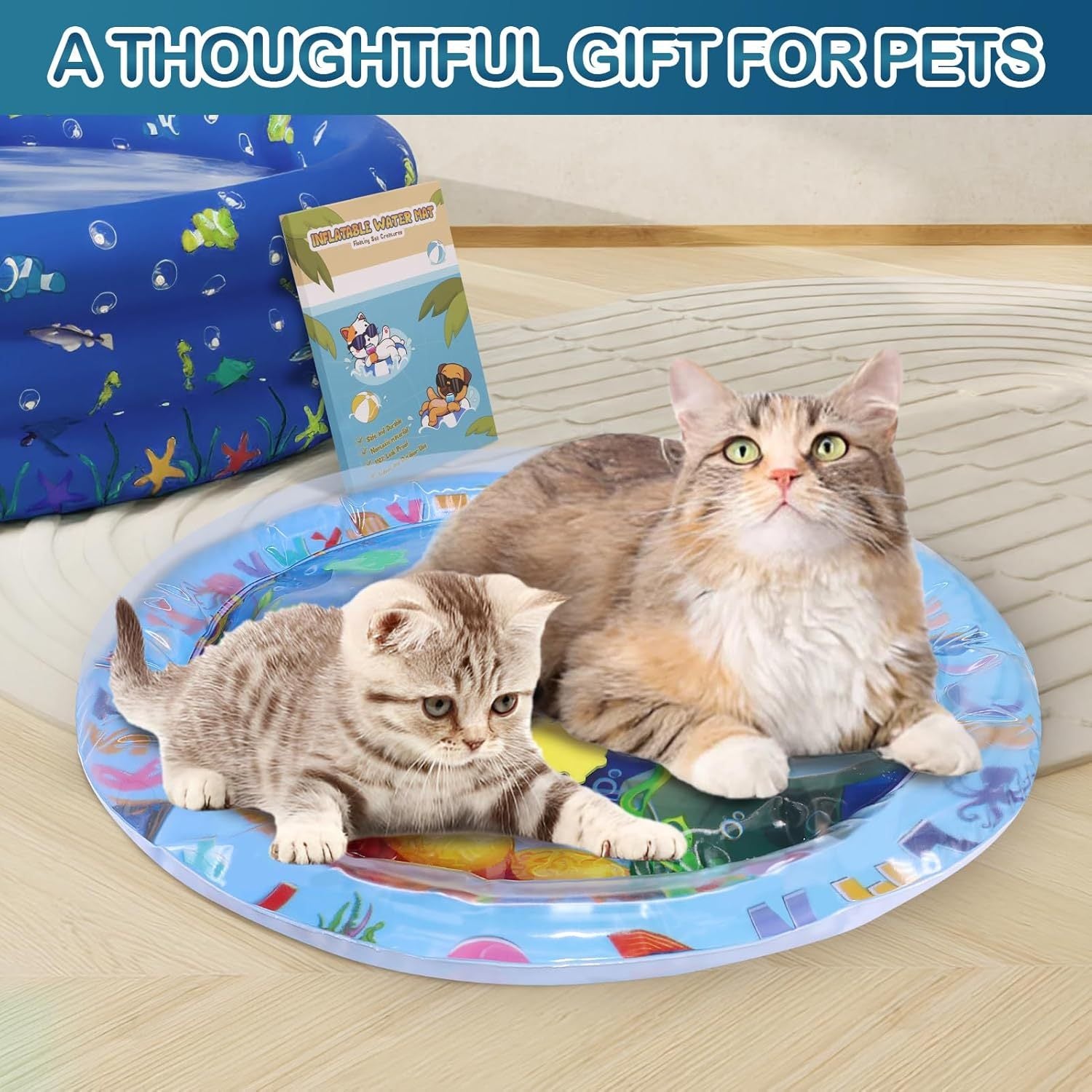 Water Sensory Playmat For Cat Dog
