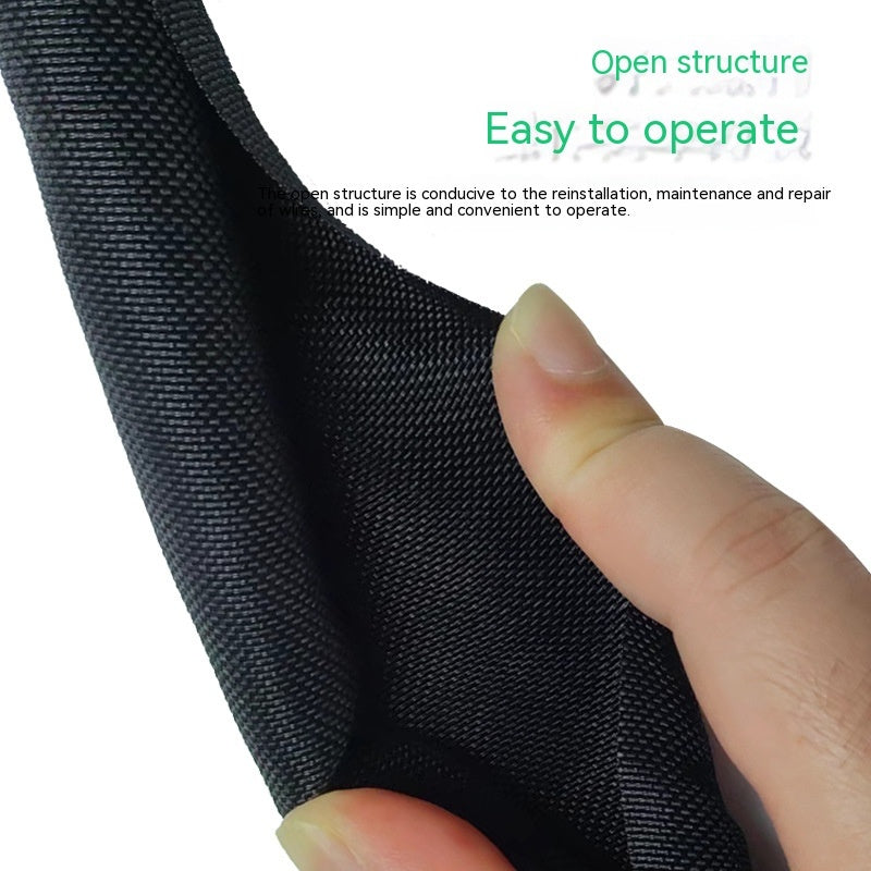 Environmentally Friendly Flame-retardant And Wear-resistant Self Winding Textile Sleeve