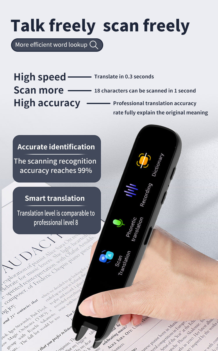 Upgraded Travel Translator Scanner Pen
