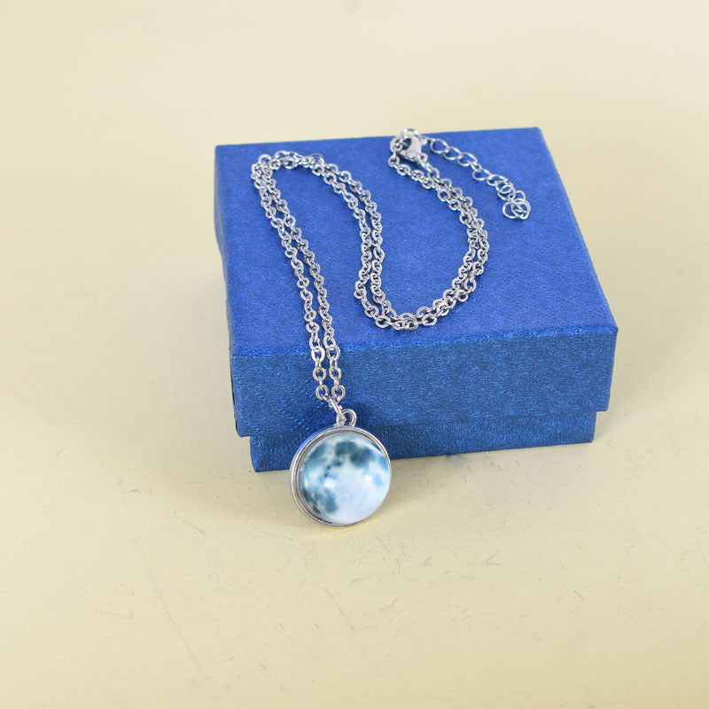 Cosmic Dream Starry Sky Time Gem Necklace