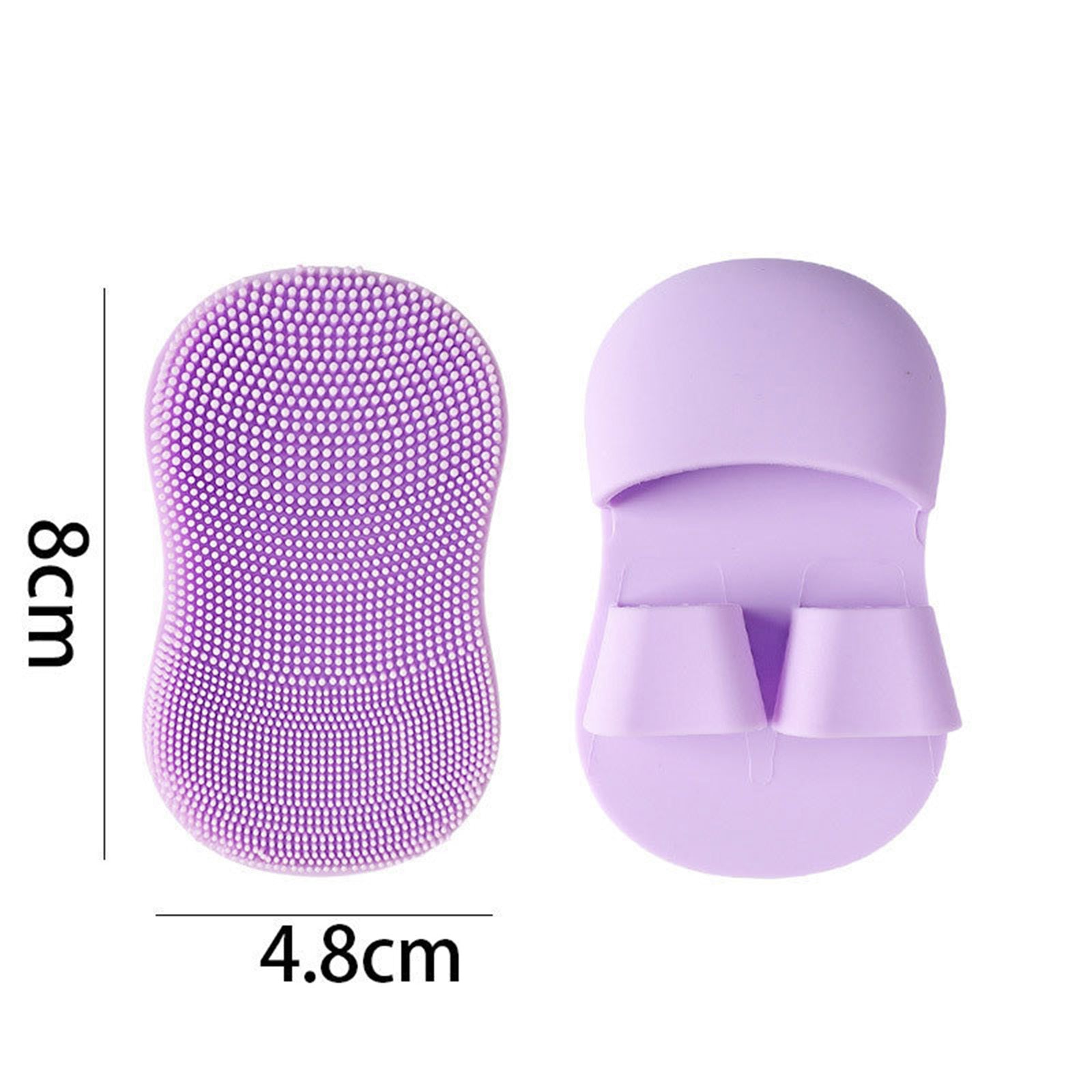 Face Scrubber Mini Facial Brush Silicone Wash Exfoliator Cleansing