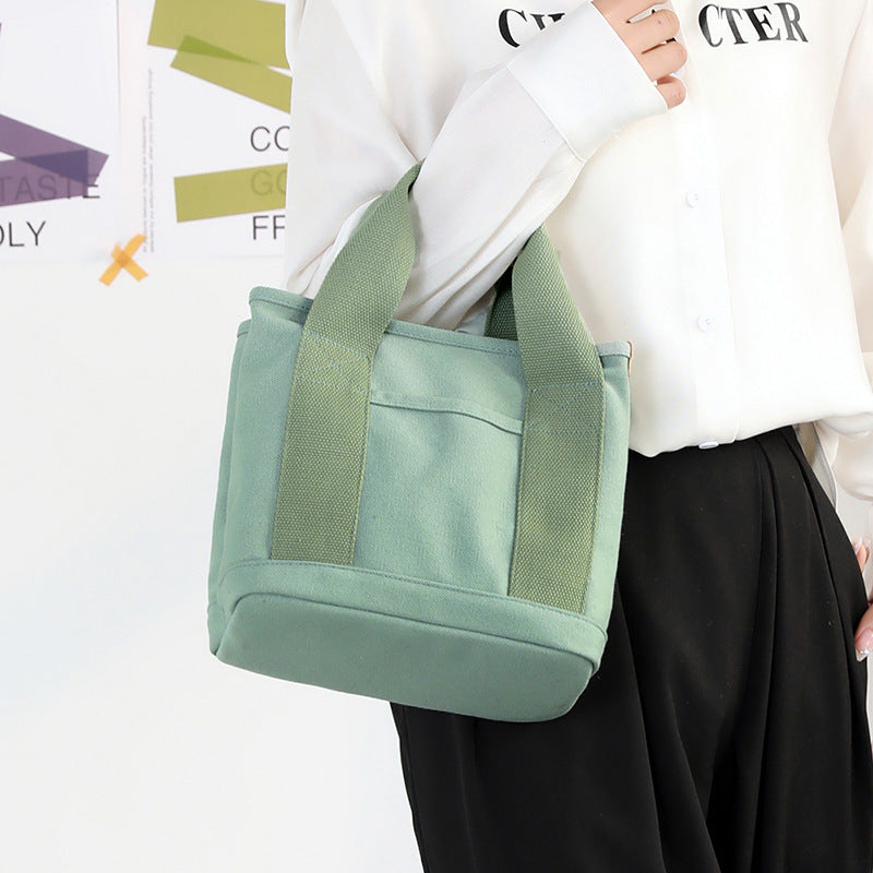 Large capacity multi-pocket handbag HANDMADE