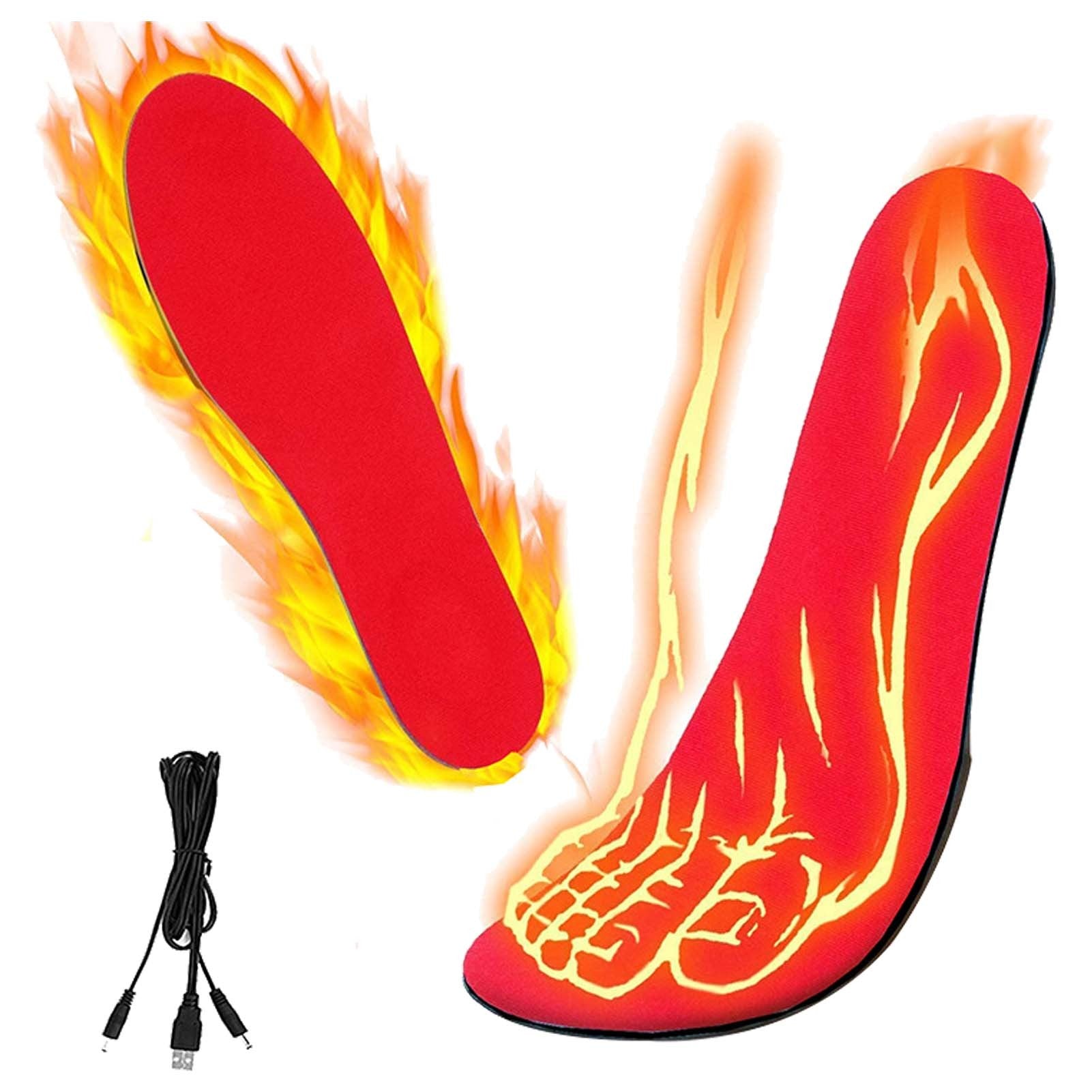USB Heated Shoes Winter Warm Heating Insoles